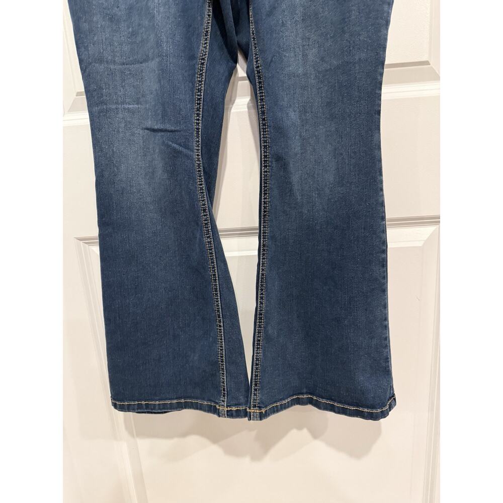 Torrid Luxe Slim Boot Jeans Stretch Medium Wash Blue Women’s 14XS Short Classic - Picture 3 of 6